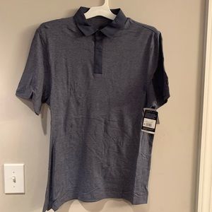 Men’s Golf Polo T-Shirt Heather Blue